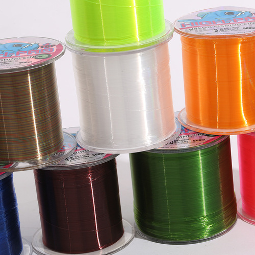 Nylon line 500 meters installed transparent sea pole line hand pole line main line stream reservoir fishing line wholesale