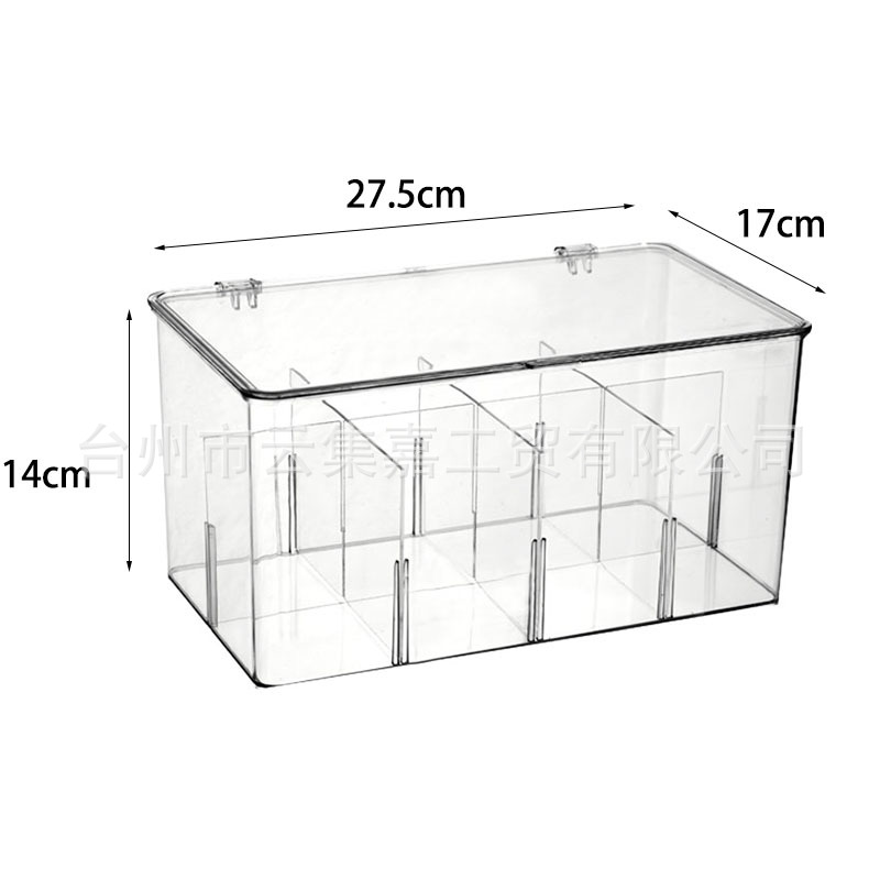 Compartimiento caja de almacenamiento de cosméticos esmalte de uñas brillo de labios caja de almacenamiento de lápiz labial desmontable organización pequeña caja de almacenamiento de cuidado de la piel