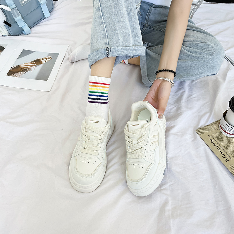 Woman Basketball Shoes Walking Shoes Tennis Shoes Sneakers Synthetic Shock Absorption Lightweight Breathable Sneakers_voghion.com