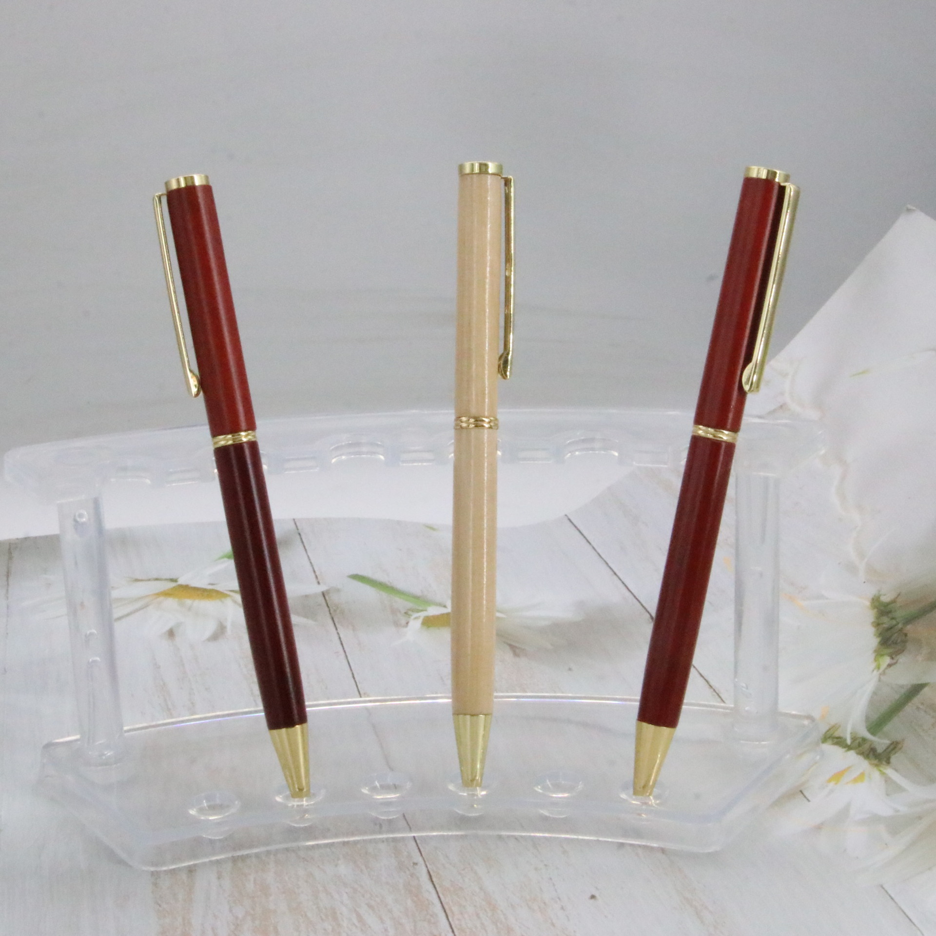 Lápiz de madera de bambú lápiz de madera accesorios metálicos lápiz giratorio lápiz de aceite logotipo láser papelería al por mayor