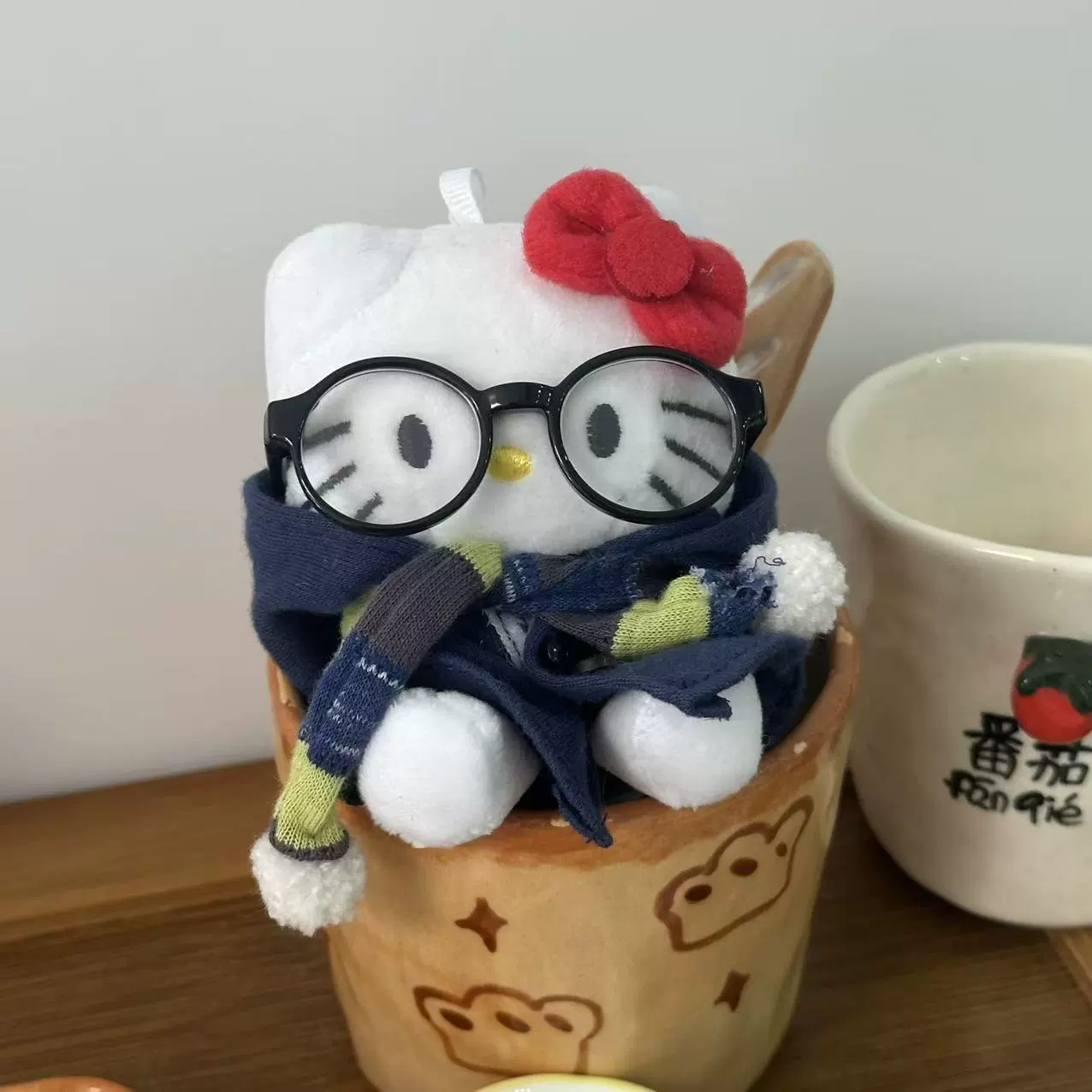 Плюшевая подвеска-брелок для ключей (Hello Kitty) симпатичная кукла, мягкая мини-плюша 10+ вариантов дизайна, подарок 0.038 кг