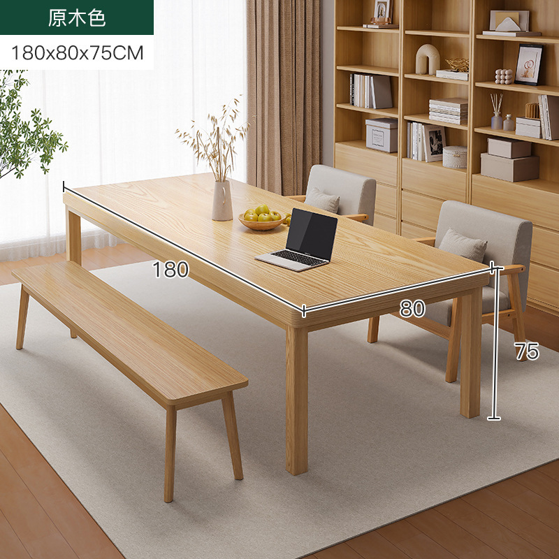 Sala de estar grande escritorio largo pierna de madera maciza nuevo chino escritorio de la computadora mesa de oficina Mesa DE TRABAJO mesa de estudio mesa larga para el hogar