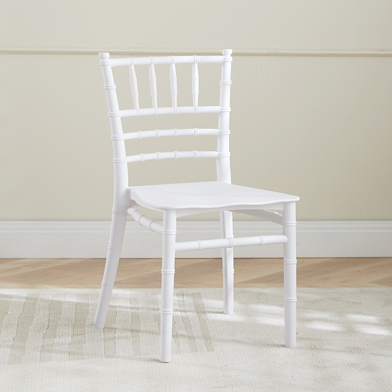 Silla infantil de bambú para banquetes, jardín de infantes o comedor, con respaldo integrado, uso doméstico o escolar