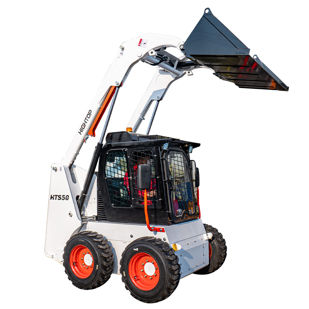 大马力座驾式滑移装载机 农用装载轮式铲土运输车 养殖场装载机