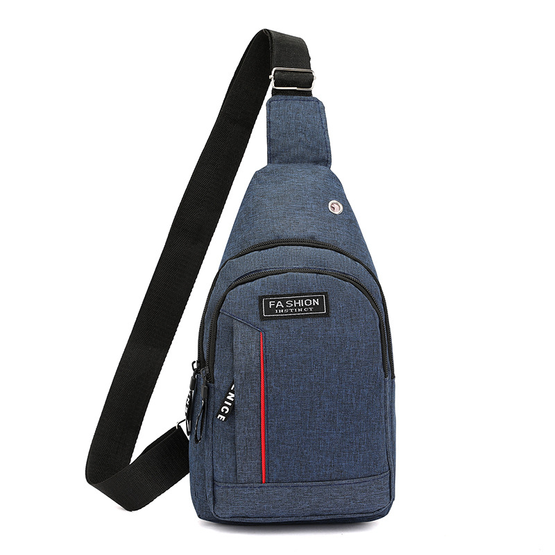 Bolso de pecho para hombre al por mayor bolso de mensajero casual de moda bolso de deporte al aire libre anti-salpicaduras para hombre bolso de moda deportiva resistente al desgaste