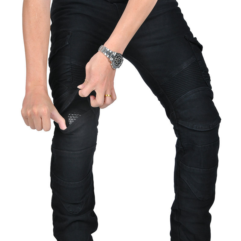 2024 nuevos jeans de motociclismo Kevlar hombre anti-garro con protector anti-caída pantalones de motociclismo