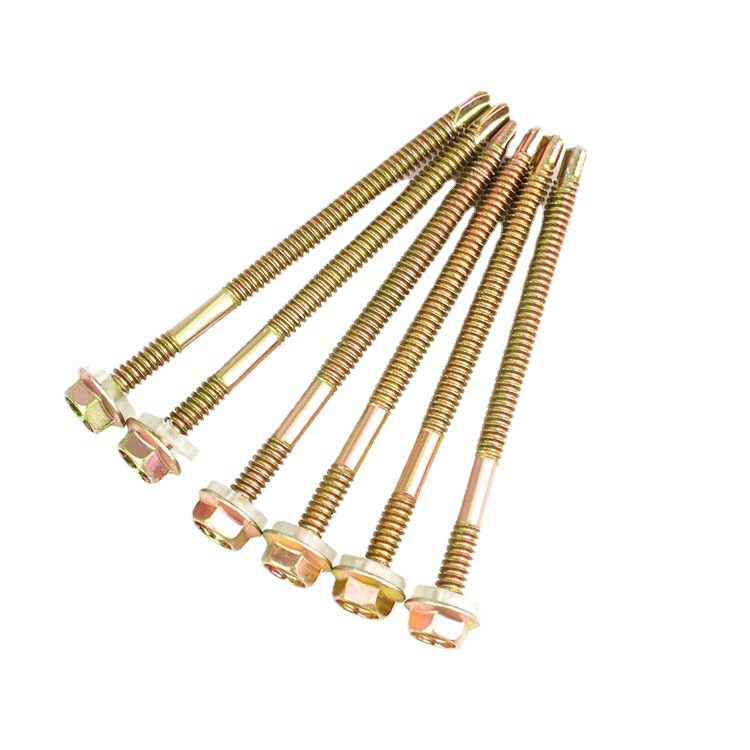 慈溪工厂直供 六角华司钻尾螺丝  燕尾自攻家用螺钉 沉头固定螺丝