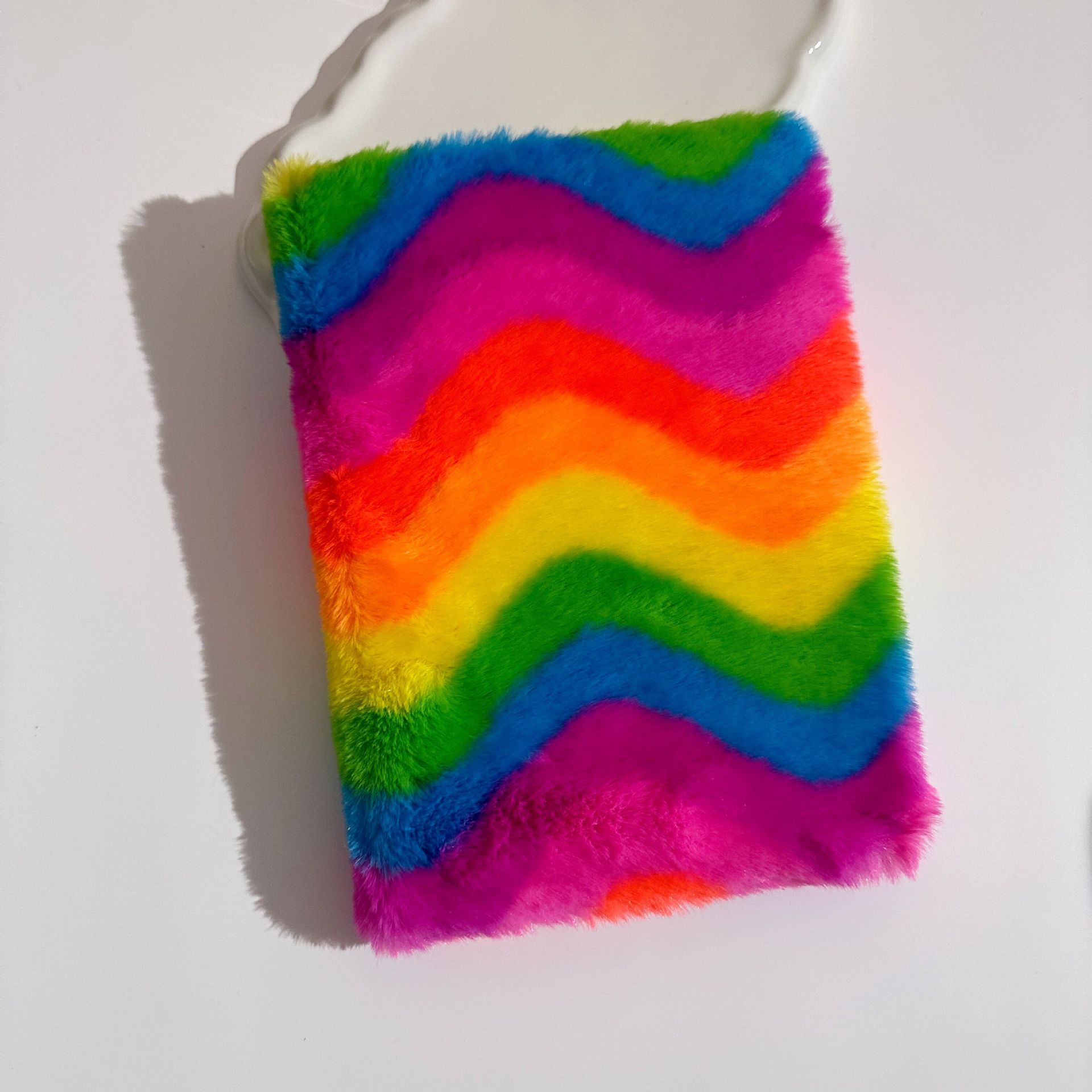 彩虹毛绒记事本