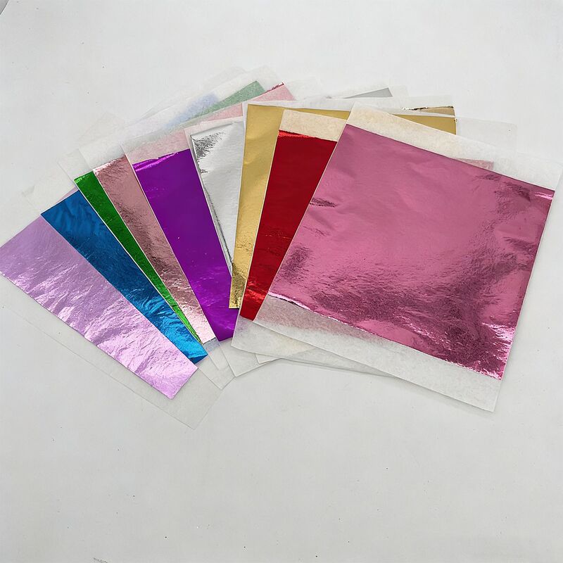 Directly from the Manufacturer: 14cm Colorful Taiwanese Imitation Gold Foil Crystal Mud for Decoration, Flat Stickers for Ceilings, Multi-Color Gold Foil Paper Directly from the Manufacturer: 14cm Colorful Taiwanese Imitation Gold Foil Crystal Mud for Decoration, Flat Stickers for Ceilings, Multi-Color Gold Foil Paper