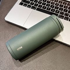 新商品304ステンレス製の蓋をひっくり返してコーヒーカップを飲みます。