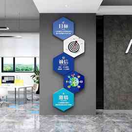 办公室墙面装饰摆件挂画公司企业文化字励志标语会议背景布置贴纸