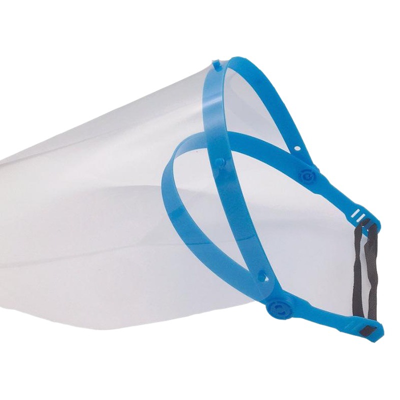 FUENTE fabricante máscara protectora de plástico transparente de elevación de la banda elástica ajustable anti-niebla anti-salpicaduras máscara de protección laboral