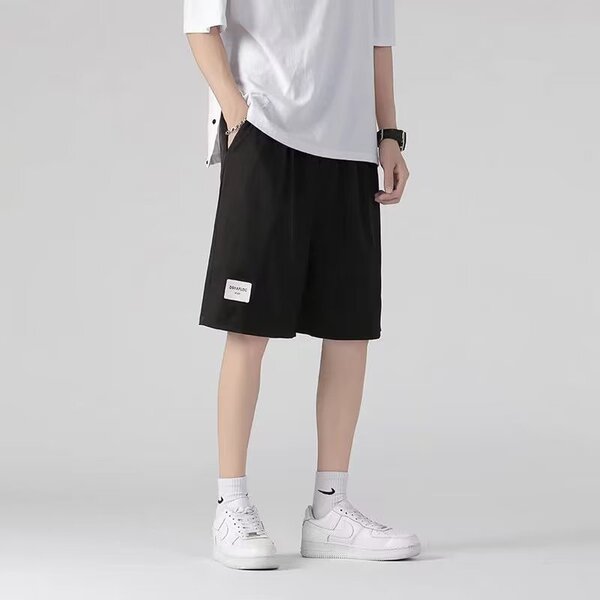 Summer thin silk casual basketball trousers for leisure