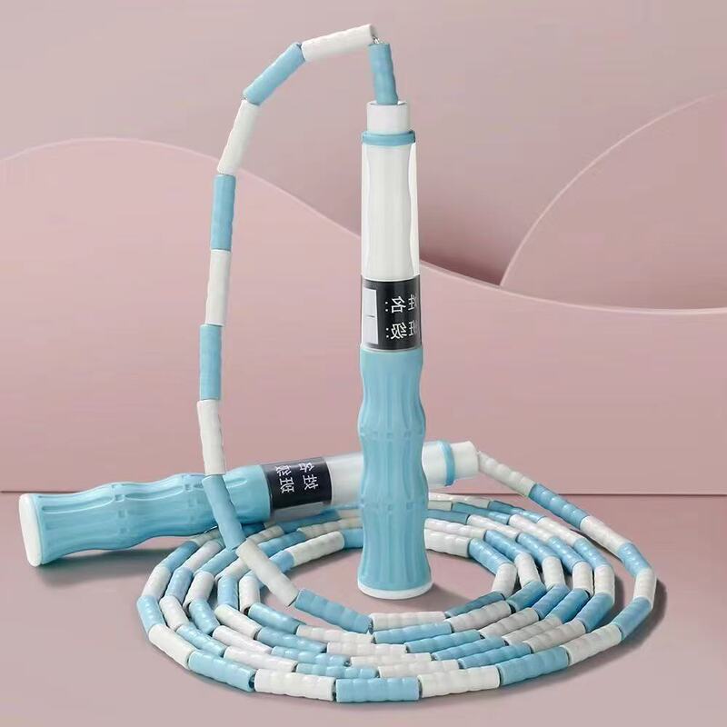 一件代发儿童签名竹节跳绳可调节绳初学者幼儿园小学专业跳绳批发|undefined