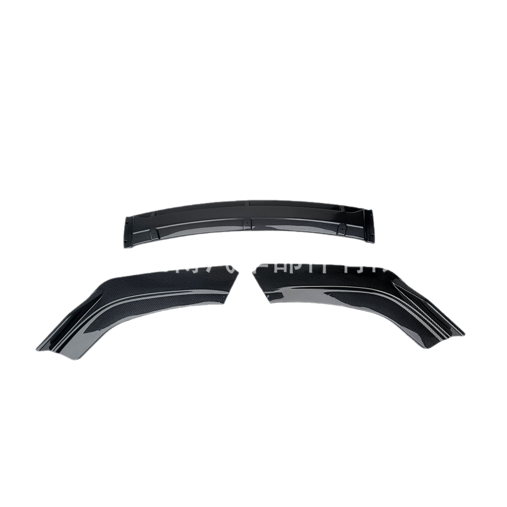 Universal Three-Section Front Spoiler, Front Lip, Small Body Kit, Front Bumper, Front Spoiler Corner Cover
