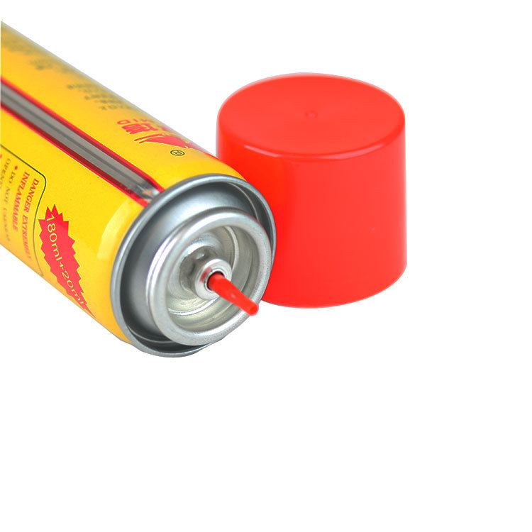 Pyramid Gas 200ML Lighter Refill Can with High-Purity Plastic Nozzle for Lighter Wholesale