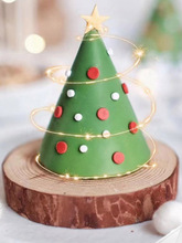 圣诞树饼干模具酒吧手工蛋糕小吃圆锥圣诞树甜品蜡瓶糖香薰蜡烛