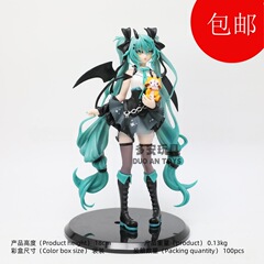 初音未来恶魔款手办小浣熊X小恶魔miku洛丽塔手办模型生日礼物
