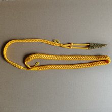 礼仪队编织带 仪仗队绶带门童肩绳 演出团礼服哨带 塑料坠精神带