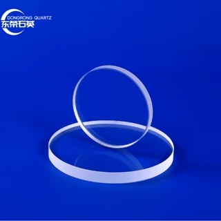 各种尺寸石英玻璃圆片 石英抛光片 激光切割石英片 激光片