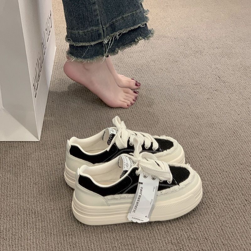 Zhao Lu Si estilo campus con zapatos de lona nicho muffin 2024 nuevos zapatos de skate casuales