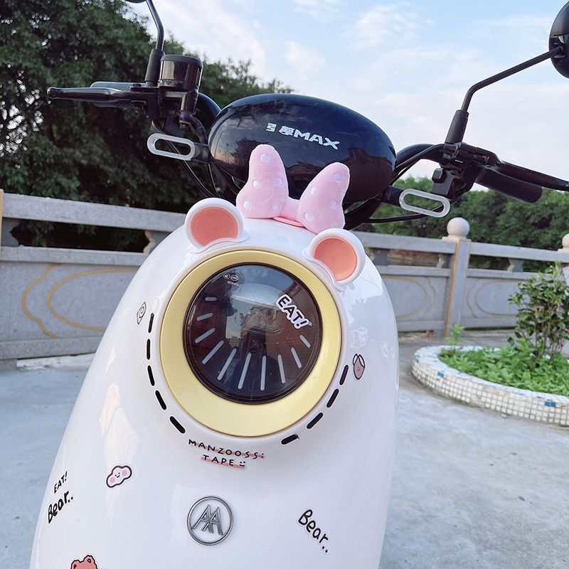 電気自動車ステッカー装飾かわいい装飾耳ヘルメット弓アクセサリー翼アクセサリー小型電気自動車新|undefined