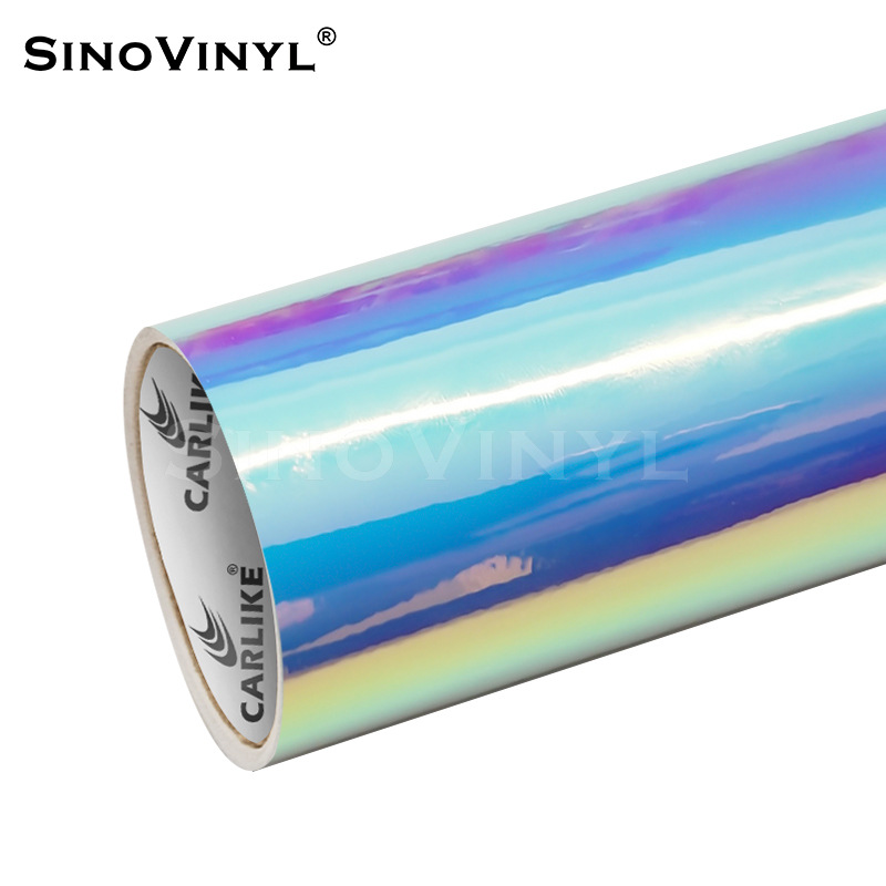 Carlake colorido Arco Iris galvanoplastia coche camaleón color cambiante película Cuerpo brillante pegatina modificación película ventas directas