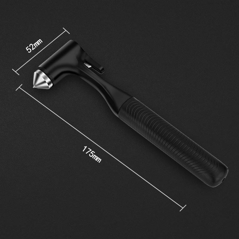 Car Safety Hammer Multifunctional Three-In-One Aluminum Alloy Fire Escape Life-Saving Emergency Window-Breaking Artifact Wholesale