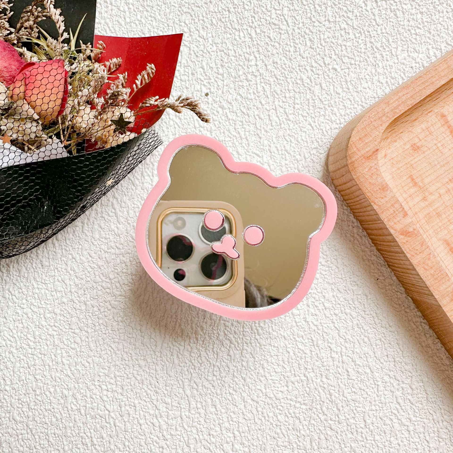 35g Weight Universal Applicable Brands Mobile Phone Holder Classification Plastic Material Bear Pattern Cute Style Cute Bear Plastic Universal Phone Cases 4
