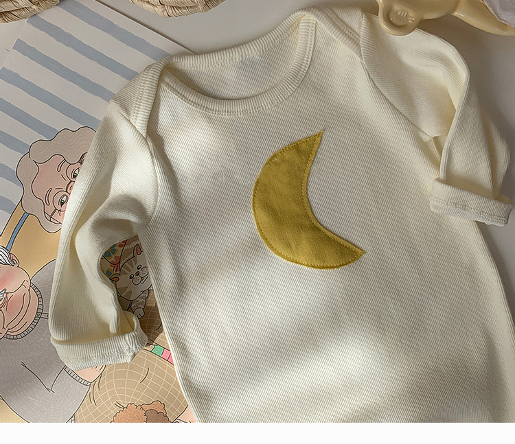 Casual Moon Cotton Baby Rompers display picture 1