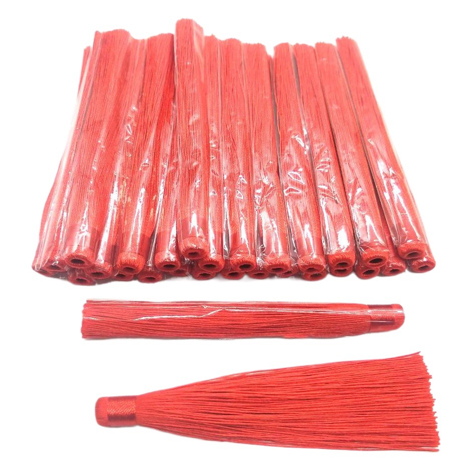 Chinese Knot Tassel 7cm Tube Hollow Tube Tassel Hanging Spike Sachet Tassel Car Hanging Tassel Tassel Chinese Style