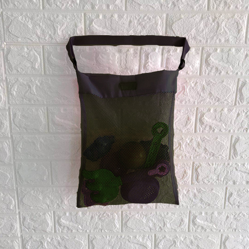 Fábrica al por mayor de múltiples capas de los niños bolsa de almacenamiento de juguete plegable bolsa de almacenamiento portátil bolsa de arena herramienta de excavación bolsa de red