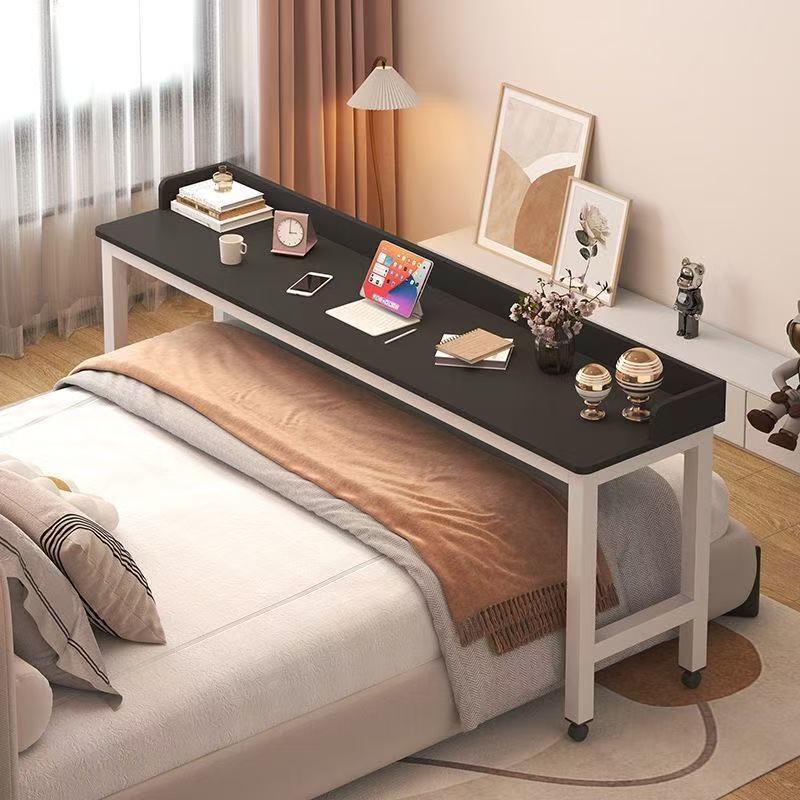 Mesa de cama transversal, escritorio móvil, escritorio de computadora, escritorio de escritorio en la cama del dormitorio, escritorio de escrit