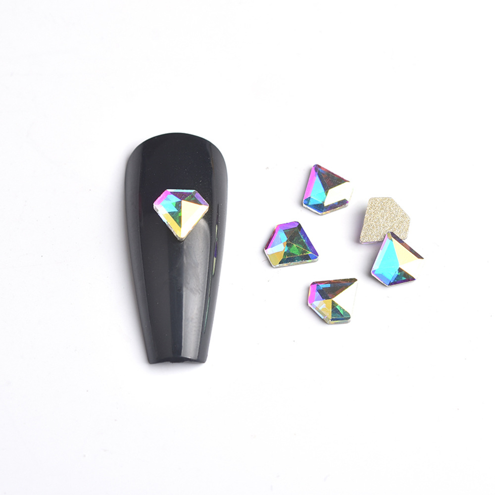 Nail decoration for manicure, glass accessories, internet celebrity, DIY 5