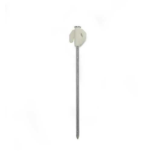 Factory direct sales outdoor ground nails camping canopy tent nails fluorescent wind rope nails canopy butterfly shaped straight hook plastic