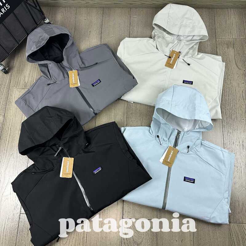 Pata Bata Outdoor Couple Soft Shell Jacket Windproof and Water Repellent Hooded Jacket Trendy Outdoor