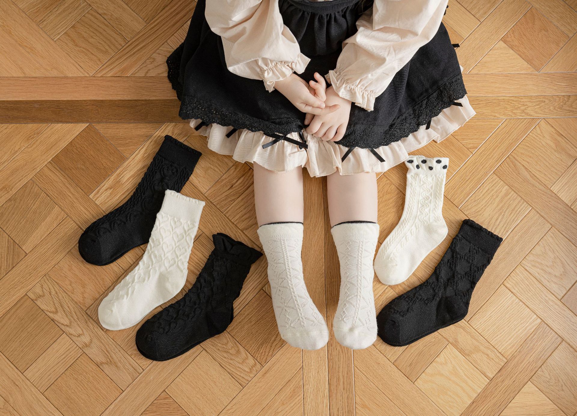 팩에 5쌍 혼합 및 일치