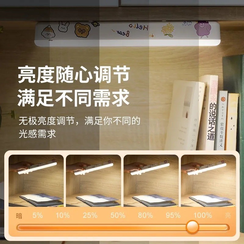 大学生の寮用のクールなランプ、デスク、ベッドサイド、目の保護、磁気USB充電式ナイトライト、ドロップシッピング|undefined