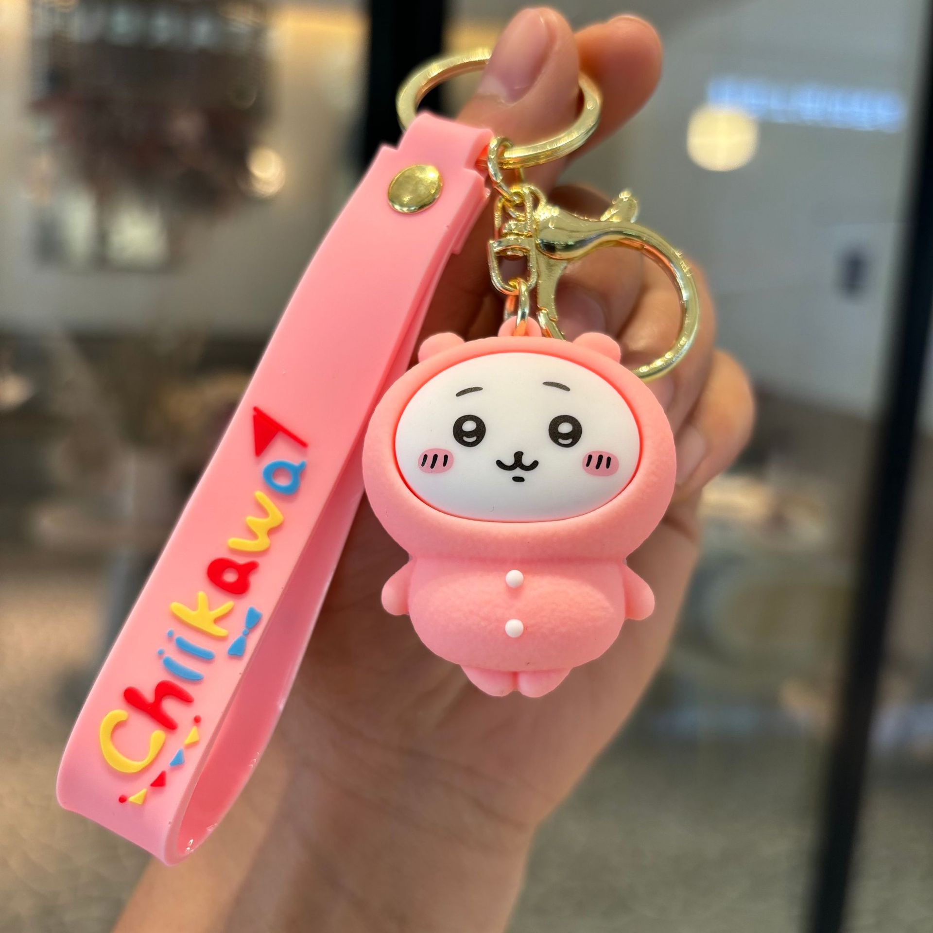 2 a generación Chiikawa llavero Chiikawa muñeca colgante bolso de coche colgante llavero de la máquina
