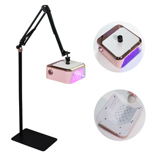 Cross-Border New Power Storage Induction Foot Manicure Lamp Set Rechargeable Phototherapy Lamp and Nail Salon Foot Stand