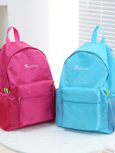 Backpacks, outdoor mountaineering, female travel, ultra-light, new summer ultra-thin folding hiking skin bag
