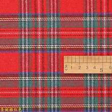 经典红色圣诞格节日氛围TR色织布格子面料圣诞节日装饰玩具格子布