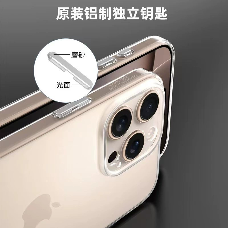 Защитный чехол (Apple iPhone) — прозрачный против пожелтения из TPU, ультрамкий, совместим с iPhone 11–17
