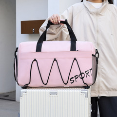 運動健身包女乾濕分離游泳包大容量手提短途旅行包旅遊行李收納袋