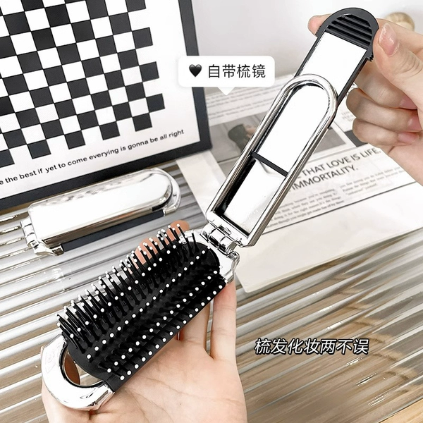 Electro -plated color folding combing [own small mirror] 1 installation