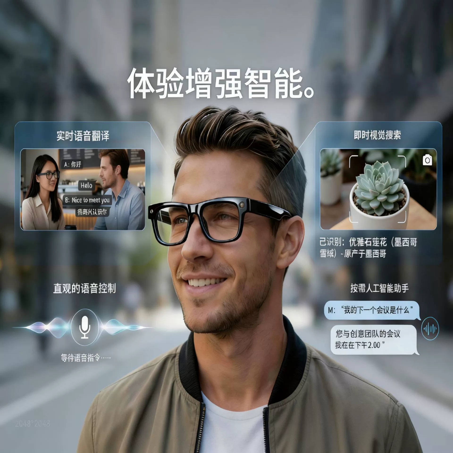 CCTV camera, smart glasses, bluetooth