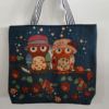 Cartoon shopping bag, capacious one-shoulder bag, Korean style