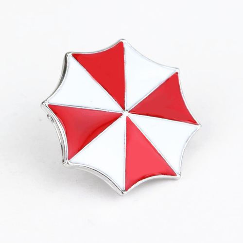 Game peripherals: Resident Evil Umbrella Little Red Umbrella Brooch, Resident Evil Umbrella Logo Necklace