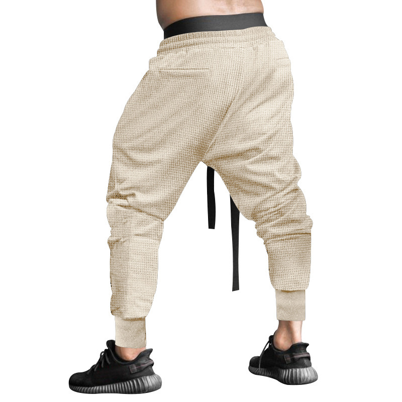 2024 New Versatile Breathable for Men's Leisure Outdoor Sports Loose Haren Pants_mkmklike.com