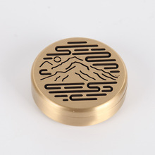 香炉黄铜盘香炉小手炉家用室内香薰炉沉香熏香炉鸟巢山峦茶道摆件